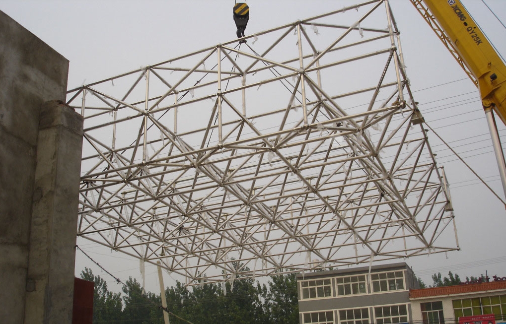 阜阳不锈钢门头网架安装